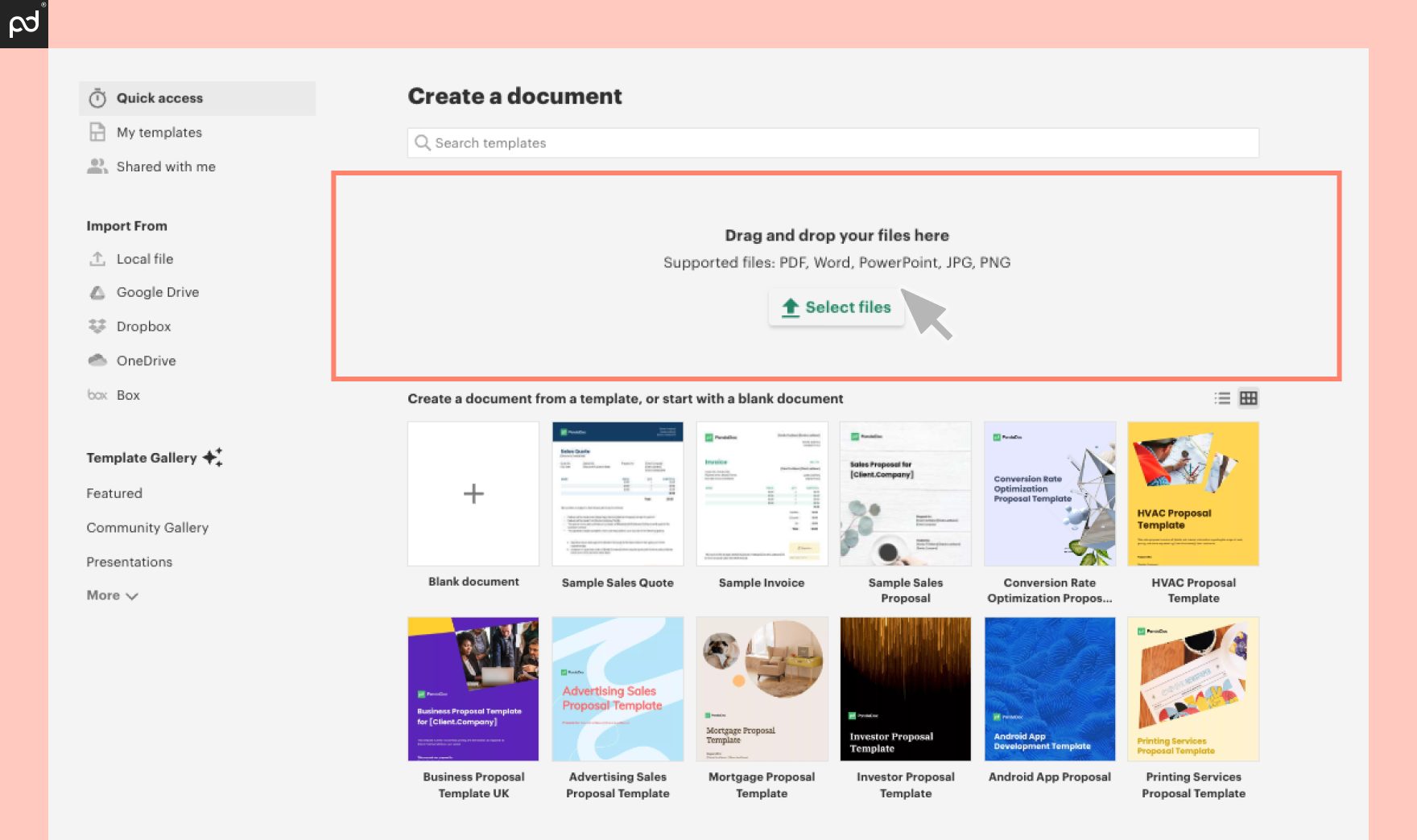 Image from PandaDoc free trial: Features, tips, & FAQs