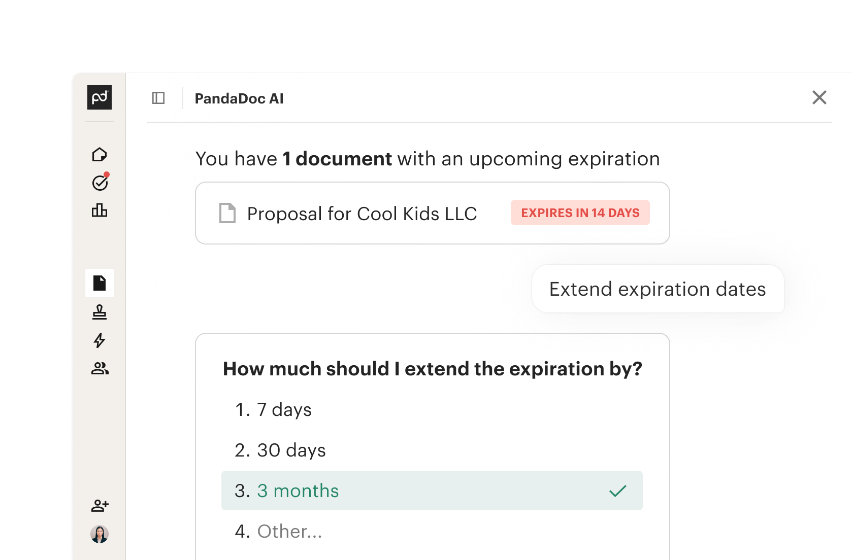 AI Assistant Expiration