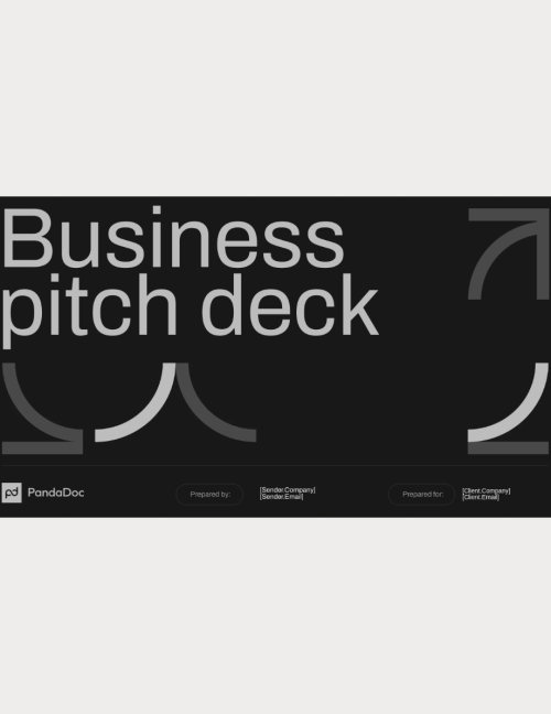 Business Pitch Deck