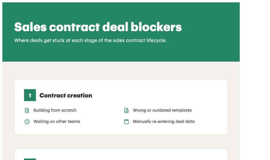 CLM for sales deal blockers