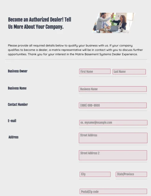 Dealer Registration Form