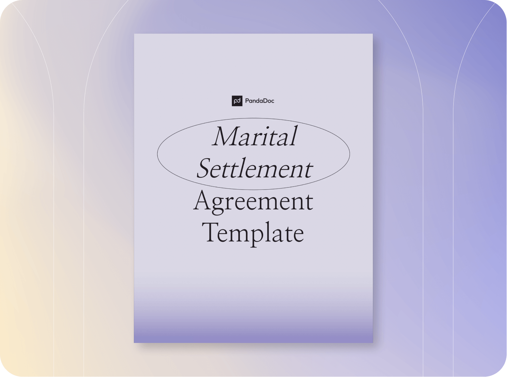 Marital Settlement Agreement Template PandaDoc