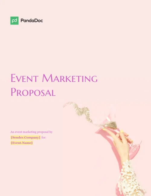 Event Marketing Proposal Template