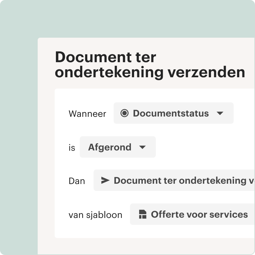 Autosend documents when statuses change