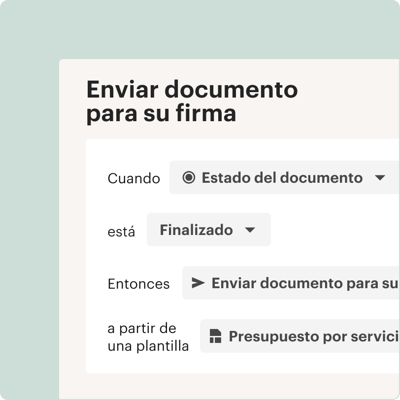 Autosend documents when statuses change