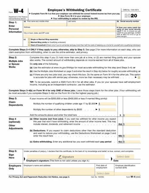 Form W-4