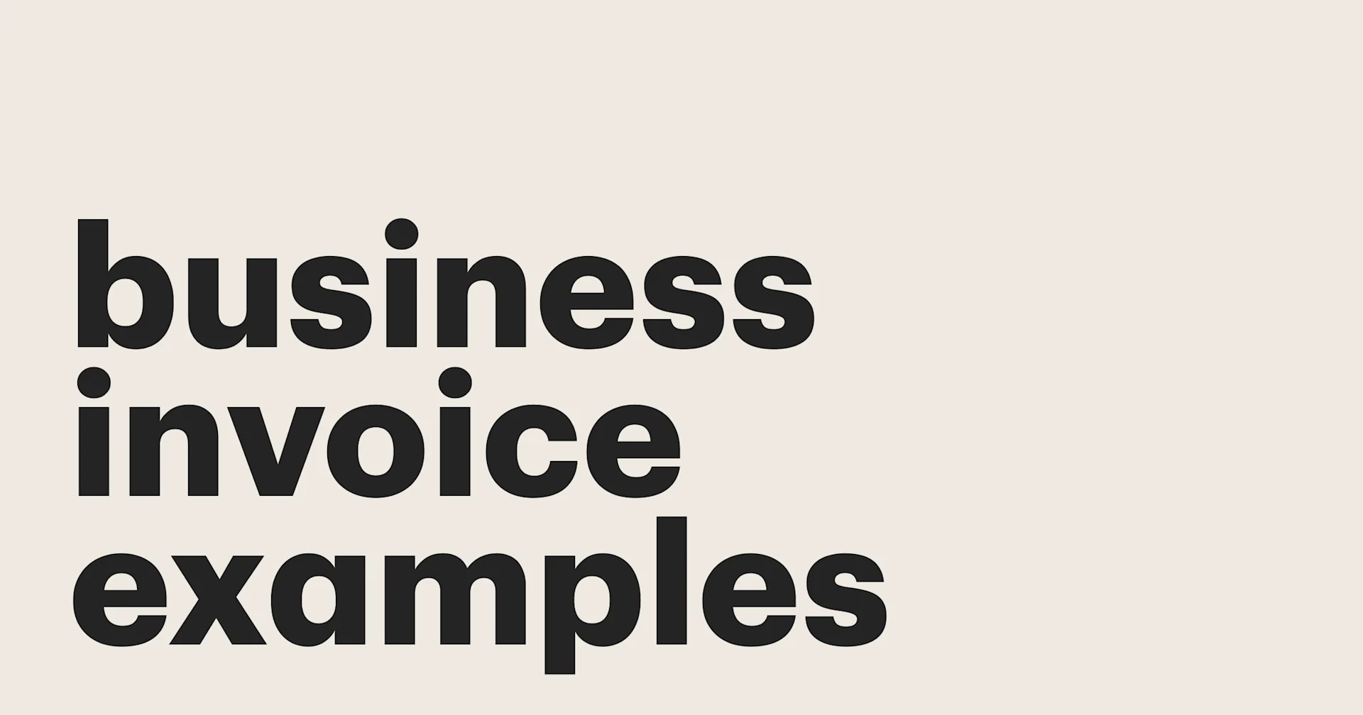 Featured: Business invoice examples for different professions and use cases