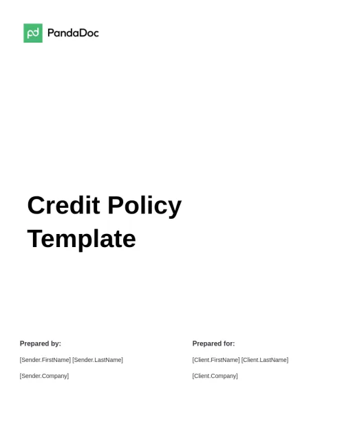 Credit Policy