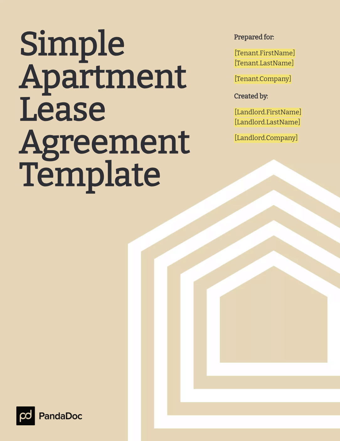 Simple Apartment Lease Agreement Template