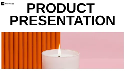 Product Presentation Template
