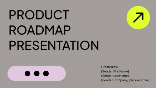 Product Roadmap Presentation