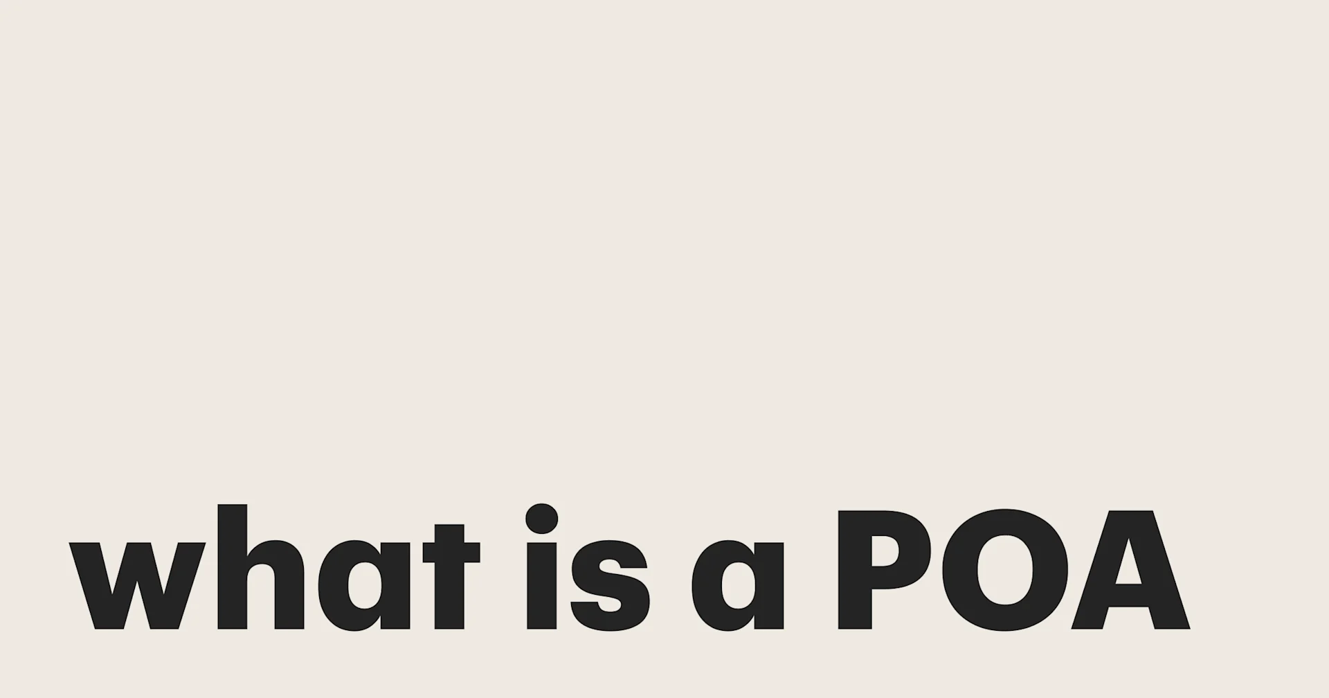 Featured: What is a power of attorney (POA)?