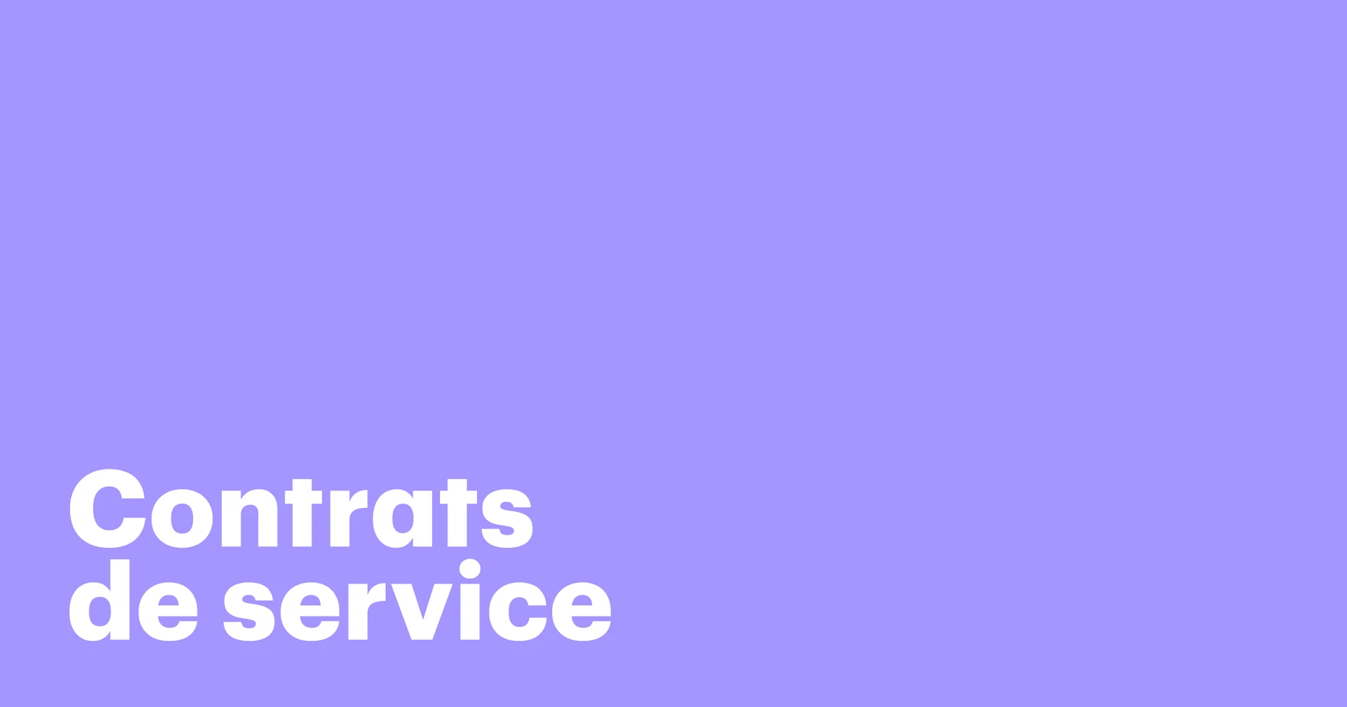Featured: What are service contracts?