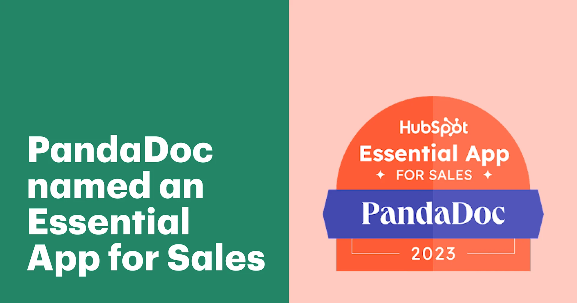 Featured: Celebrating PandaDoc as one of HubSpot's "Essential App for Sales 2023"