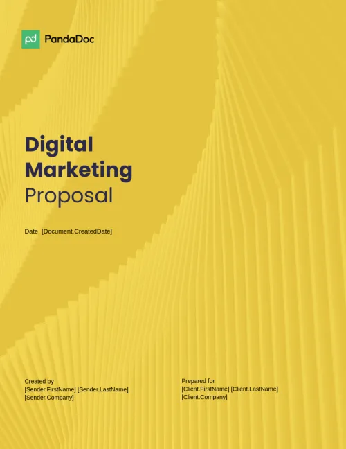 Digital Marketing Proposal Template