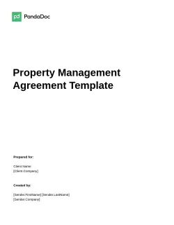 Property Management Agreement Template