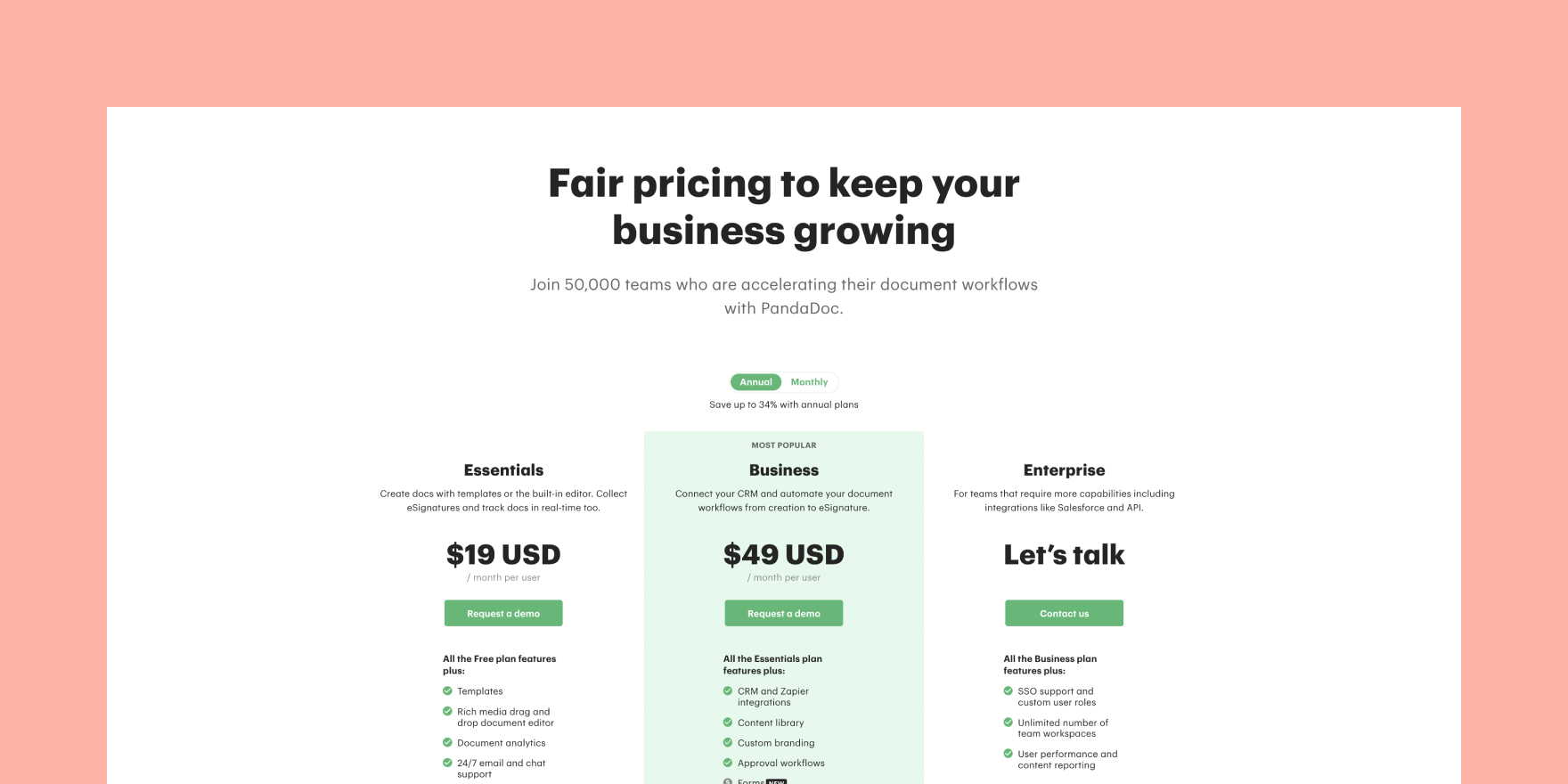 PandaDoc’s Business Plan is a smart alternative to DocuSign for real estate professionals