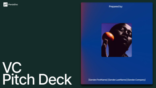 VC Pitch Deck