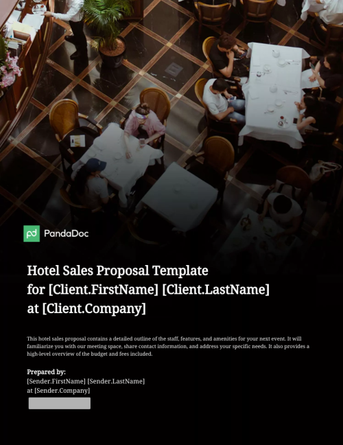 Hotel Sales Proposal Template