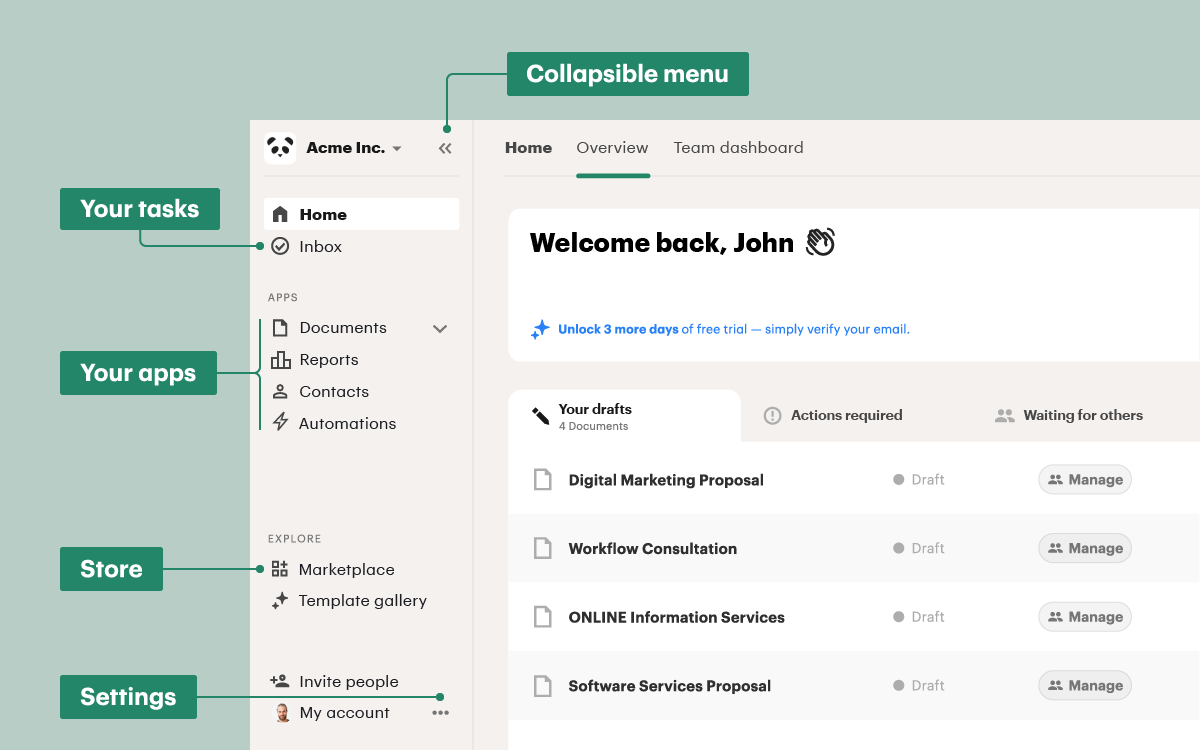 Image from What's New in PandaDoc – May 2023