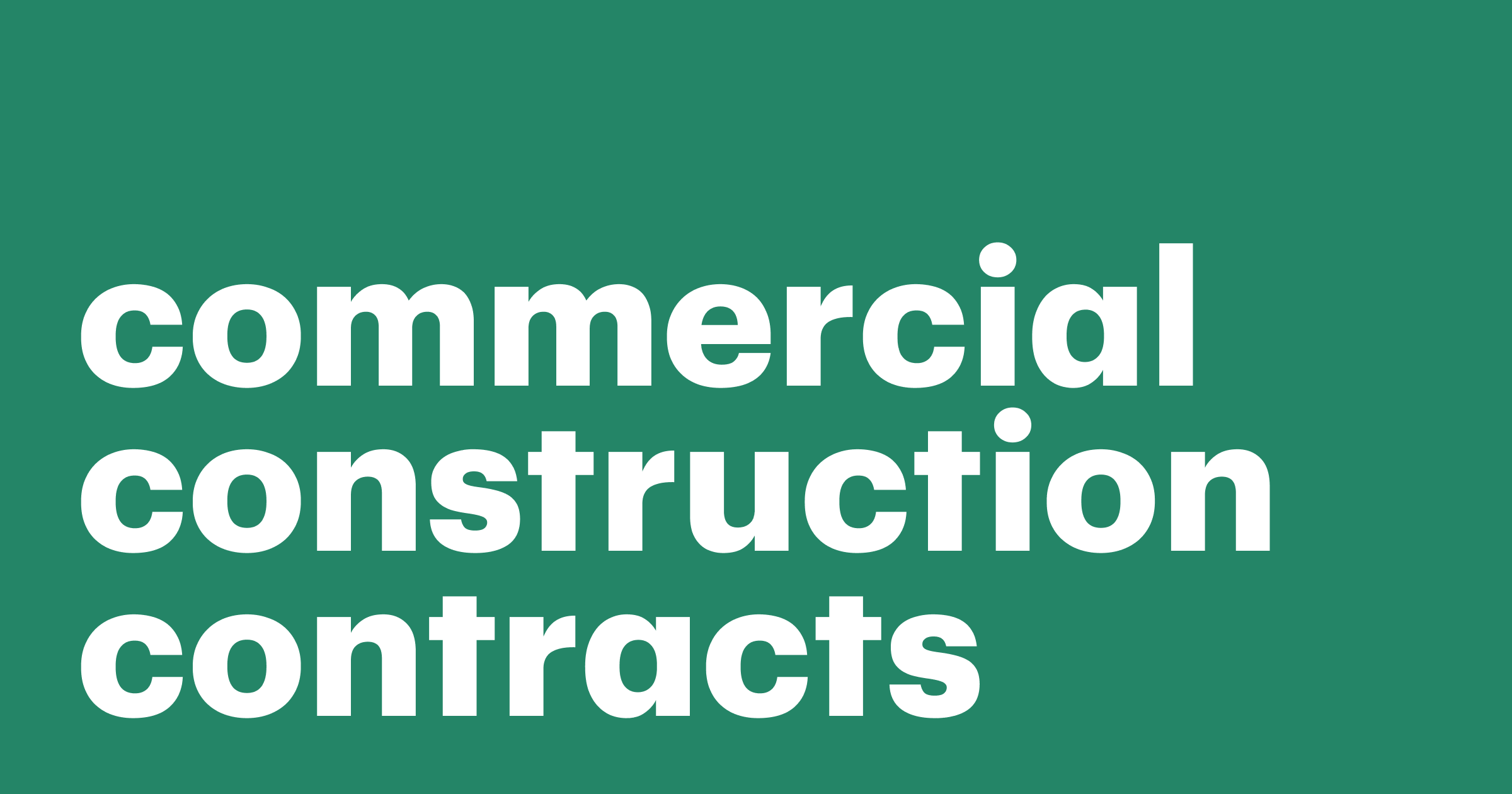 Featured: Maximize profitability with different types of  commercial construction contracts