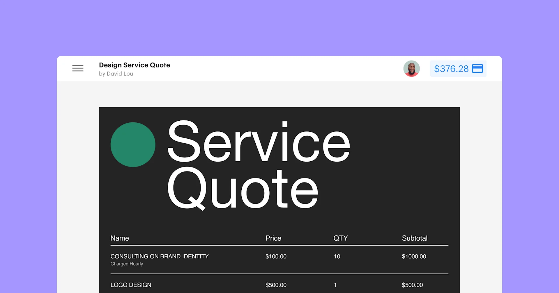 Featured: Create professional business quotes with ready-made templates