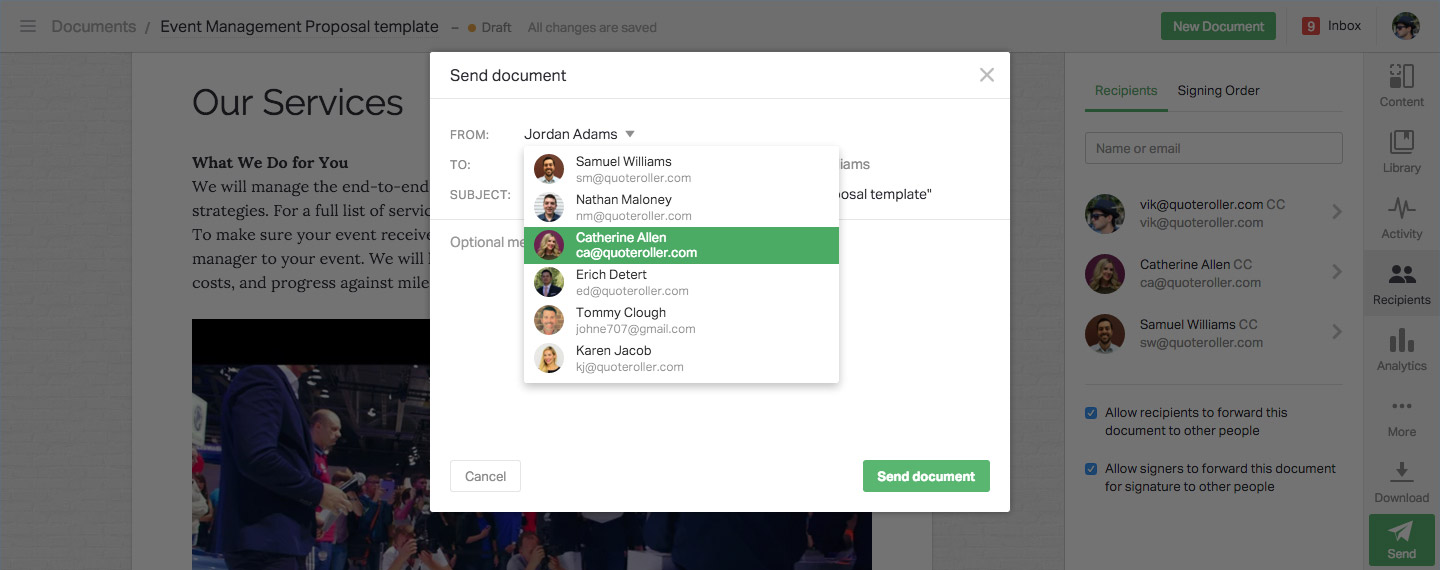 Image from Wow! PandaDoc payments, new CRM integrations and +10 new features