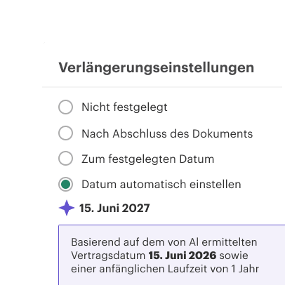 Eliminieren Sie die manuelle Nachverfolgung von Verlängerungen