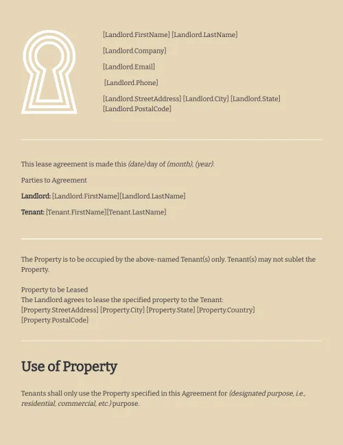 Template Page : Businees Letter Tamplate Image 1
