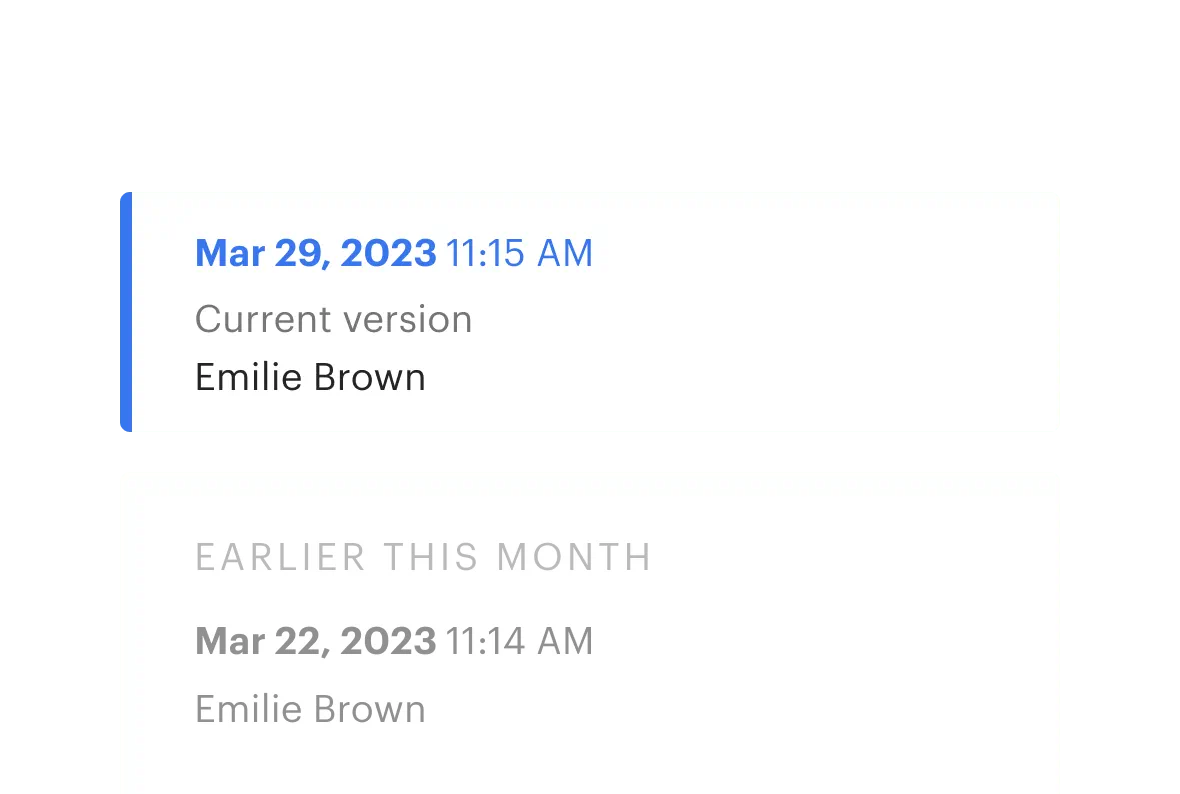 Revisions Keep Track