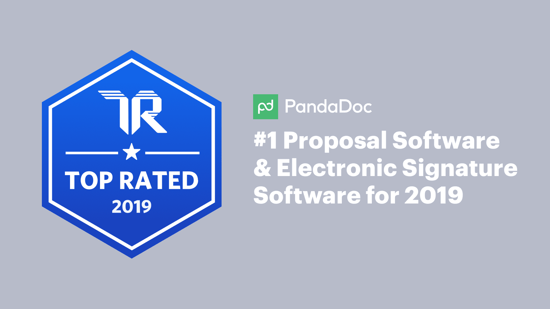 Featured: PandaDoc rated top proposal and eSignature software by TrustRadius
