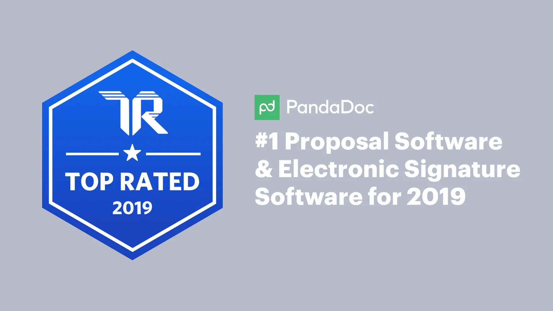 Featured: PandaDoc rated top proposal and eSignature software by TrustRadius