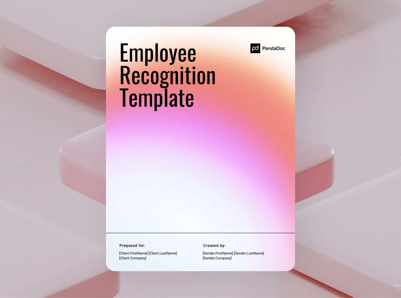 Employee Recognition Template PandaDoc