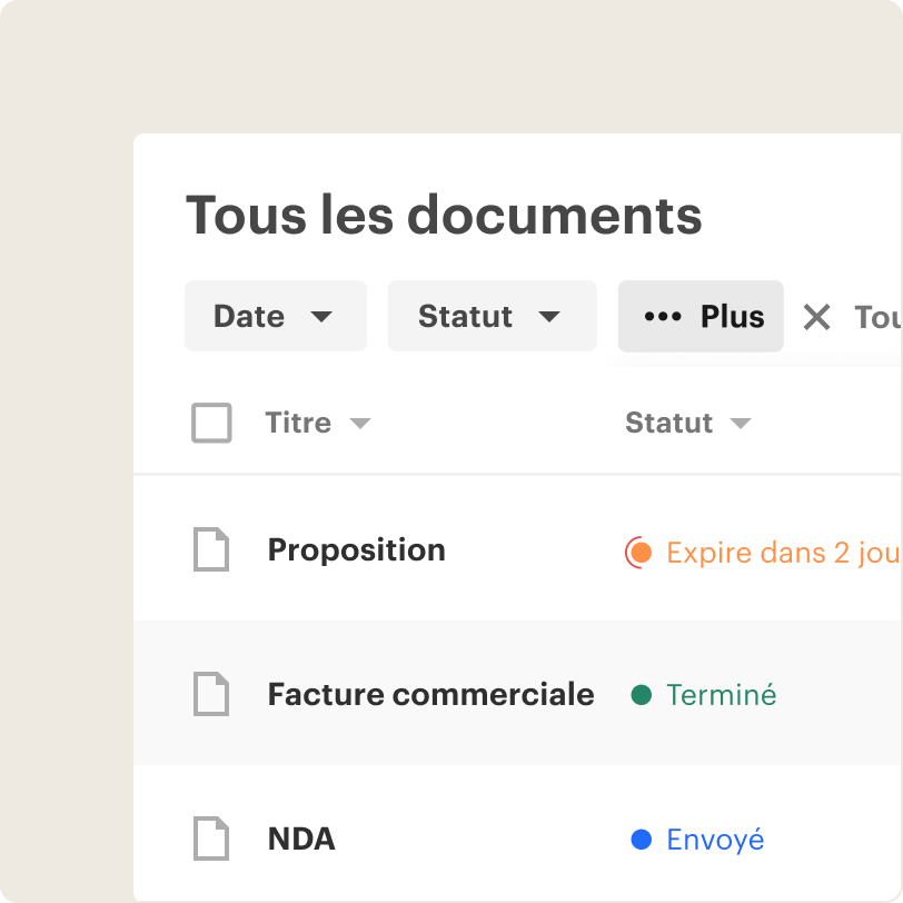 Rapports sur les données