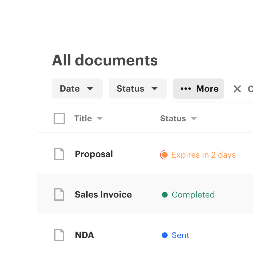 Data reporting