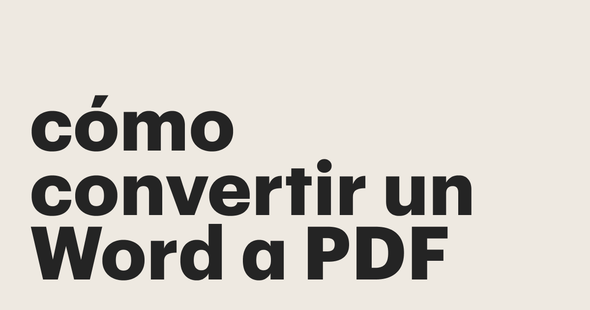 Featured: Cómo convertir un Word a PDF y firmarlo en línea