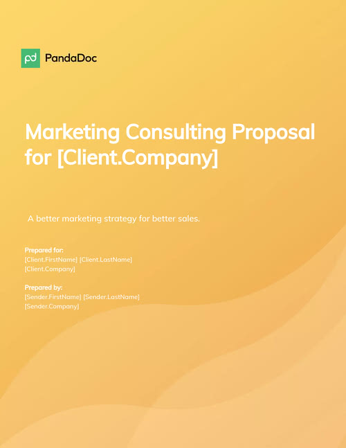 Marketing Consulting Proposal Template