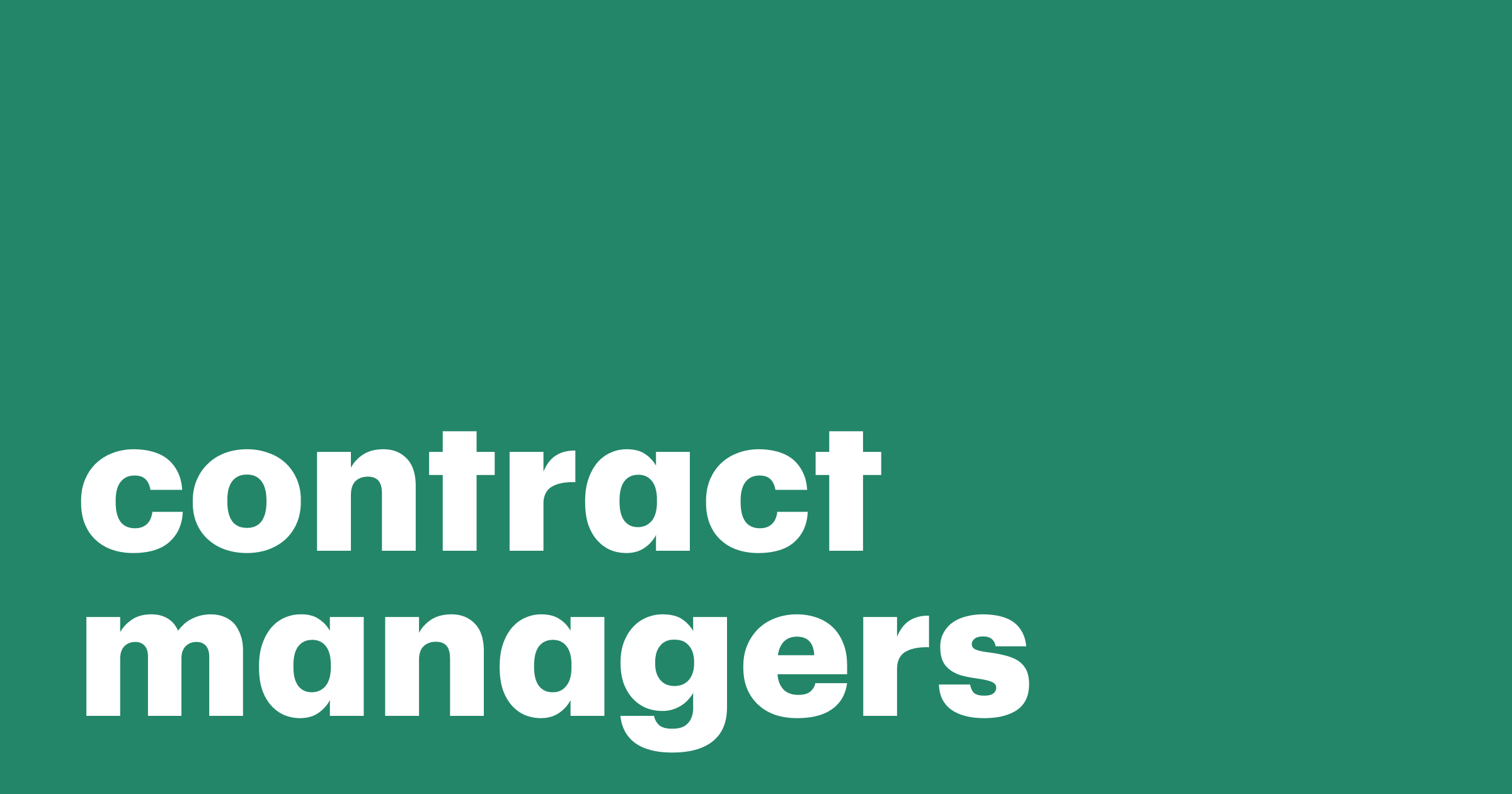 Featured: What do contract managers do and what's their essential role?