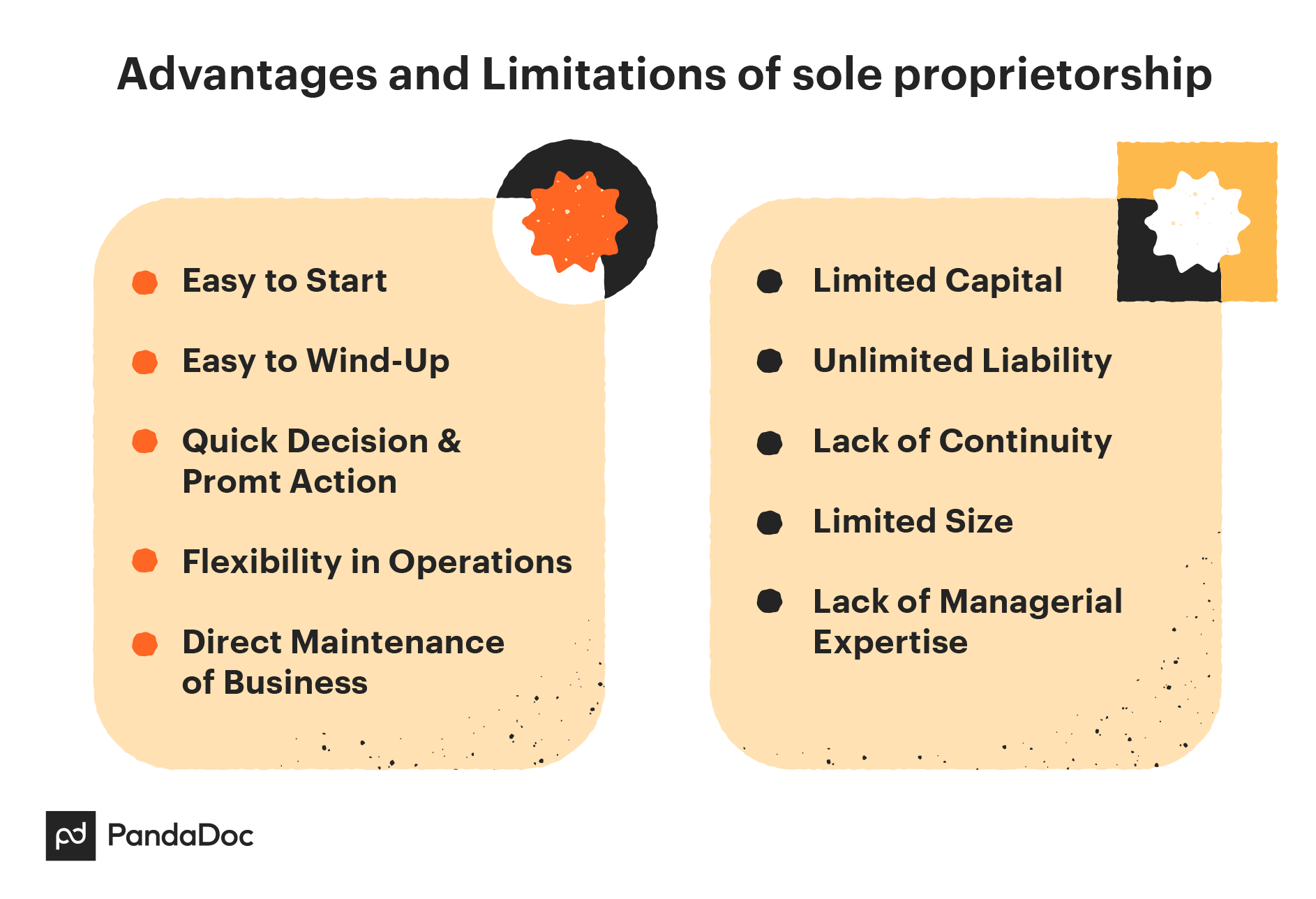 advantages and disadvantages of sole proprietorship