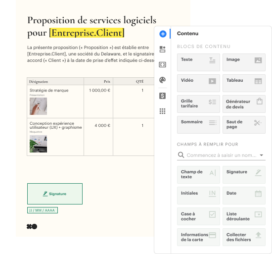 Plus qu'un simple logiciel de proposition