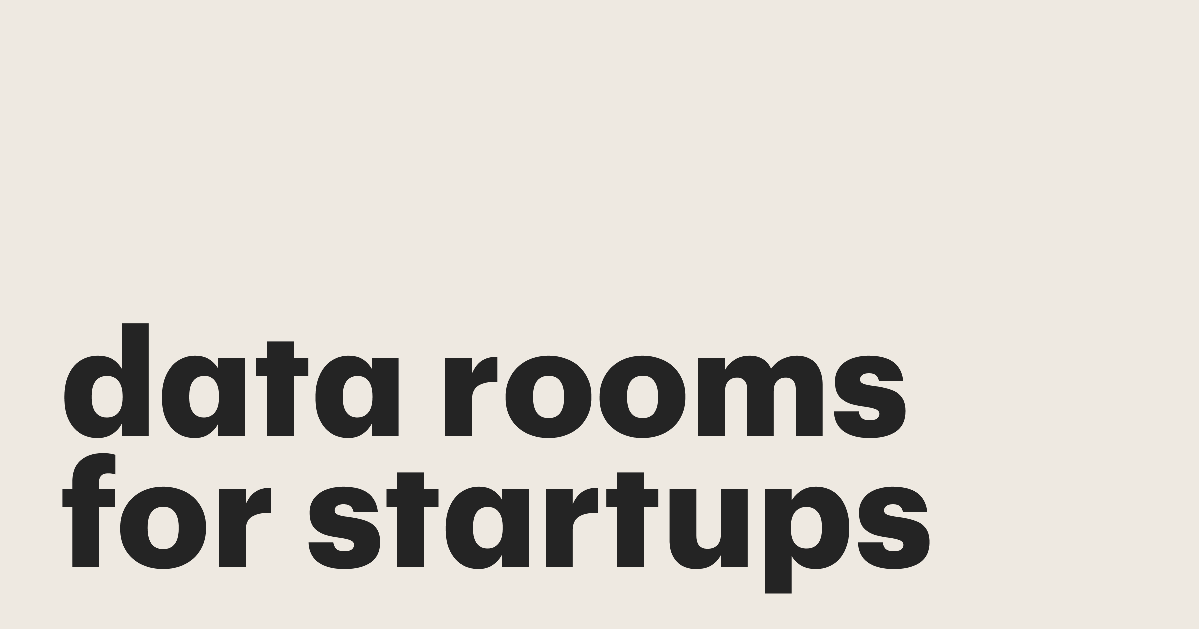 Featured: Data rooms for startups: Learn the basics