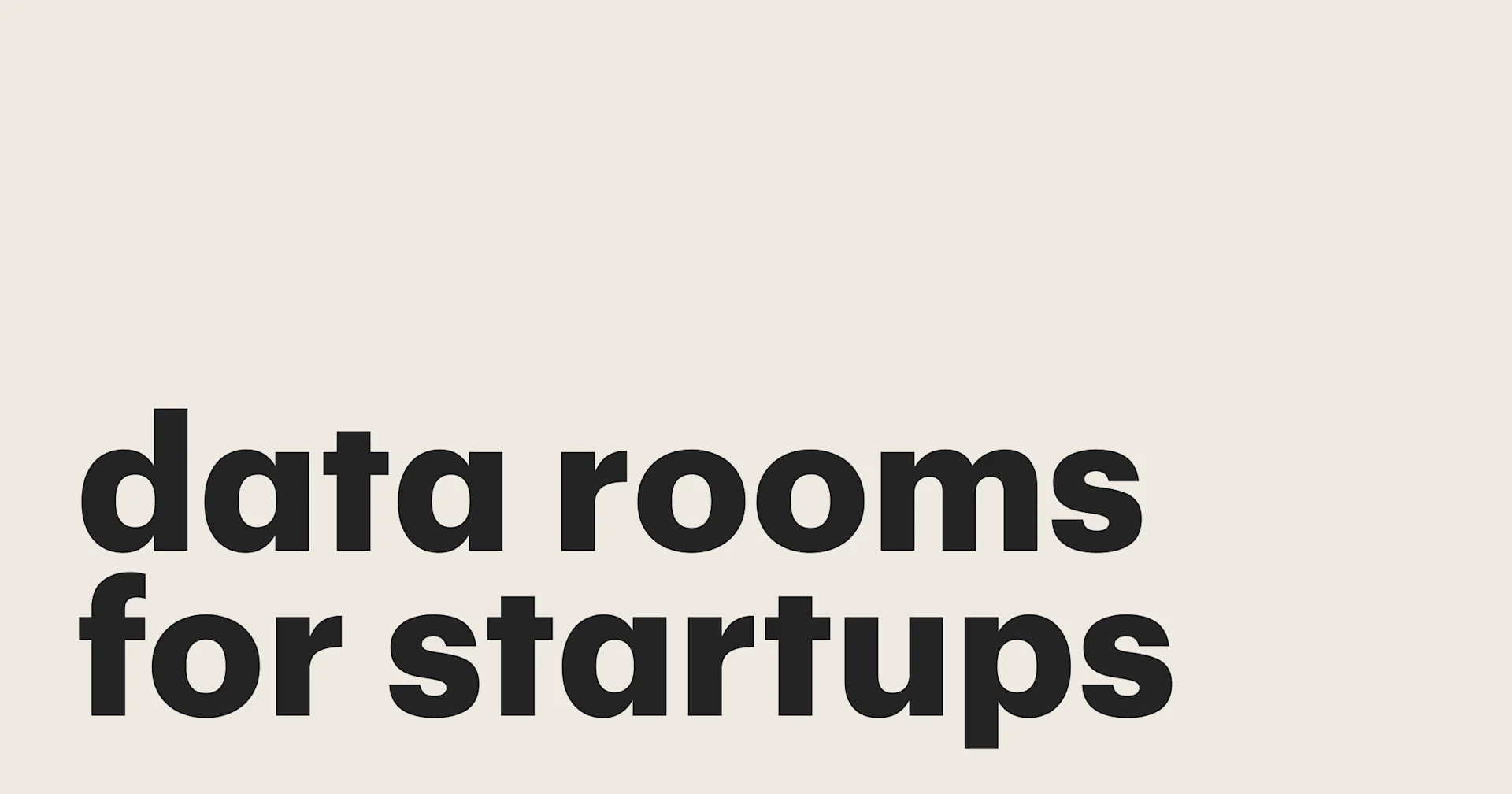 Featured: Data rooms for startups: Learn the basics