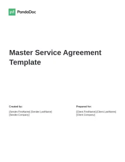Master Service Agreement