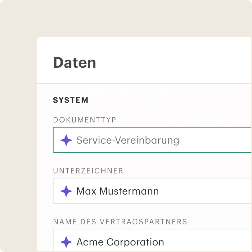 Data fields
