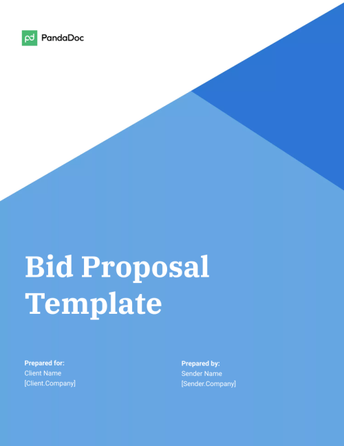 Bid Proposal Template