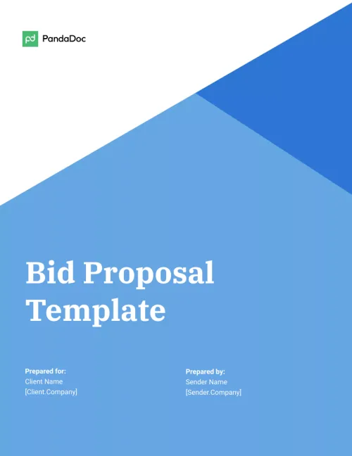 Bid Proposal Template