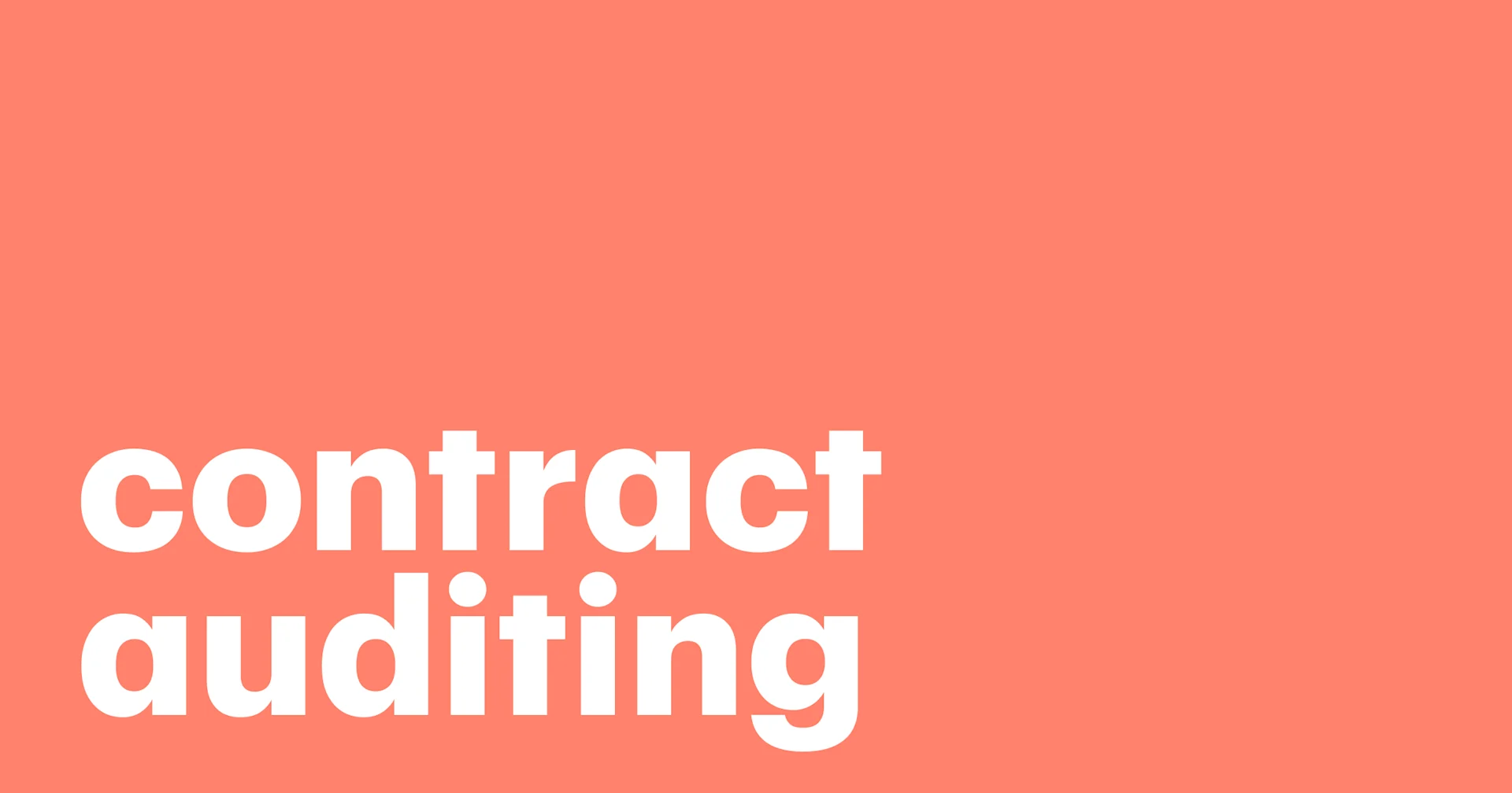 Featured: Contract auditing: What you need to know