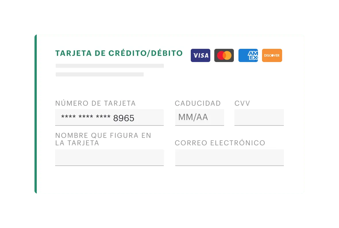 Payments Card