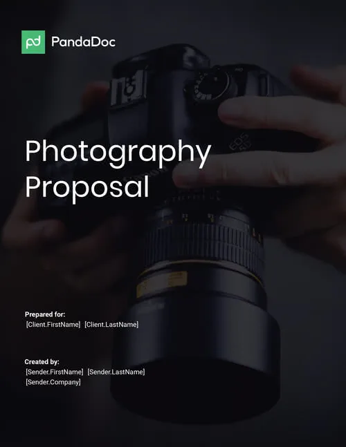 Photography Proposal Template