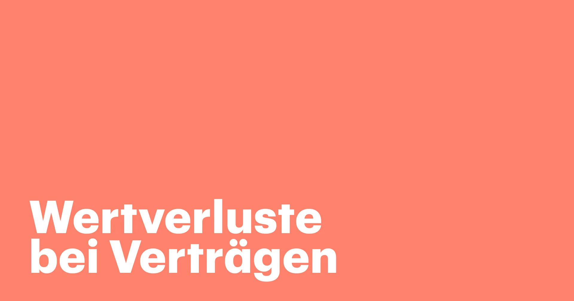 Vermeidung von Wertverlusten bei Verträgen durch effektives Vertragsmanagement